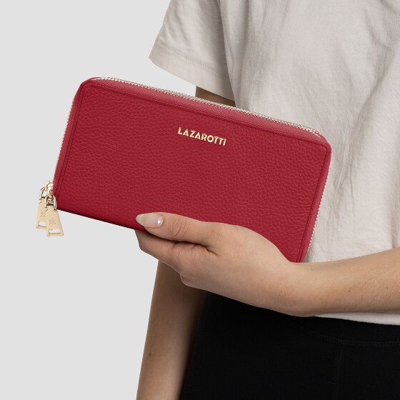 Lazarotti Bologna Leather Geldbörse RFID Schutz Leder 20 cm