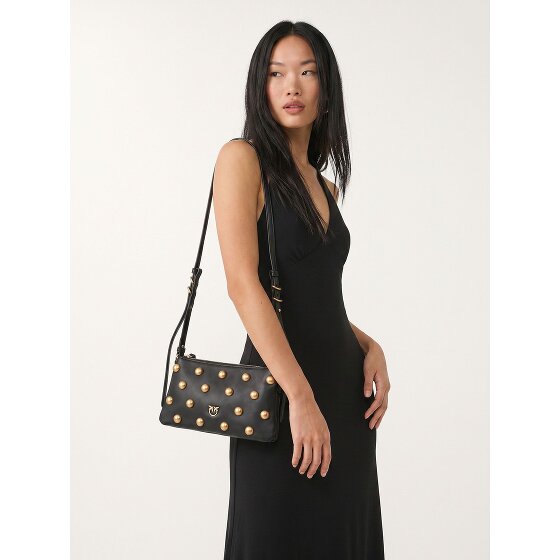 PINKO Love Mini Schultertasche Leder 21 cm