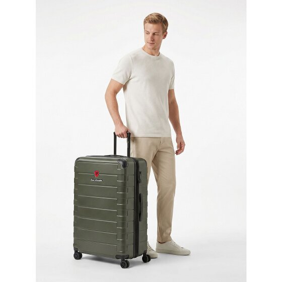 Tonino Lamborghini Milano 4-Rollen Trolley XL 83 cm Sondergrösse mit Dehnfalte