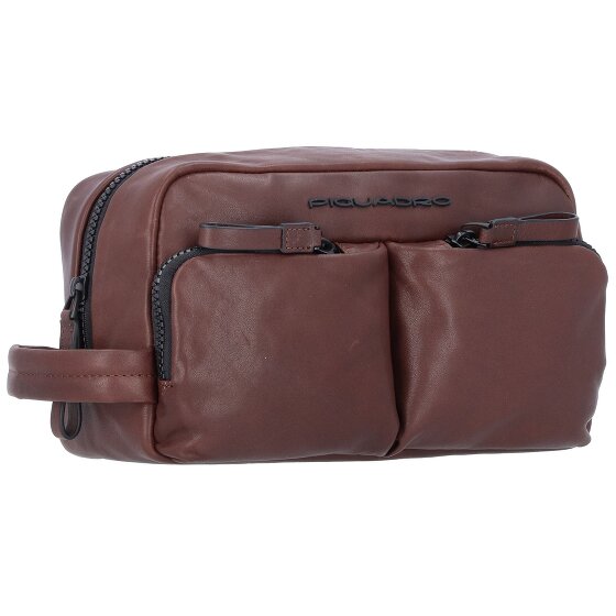 Piquadro Harper Kulturbeutel Leder 23 cm Piquadro Harper Kulturbeutel Leder 23 cm