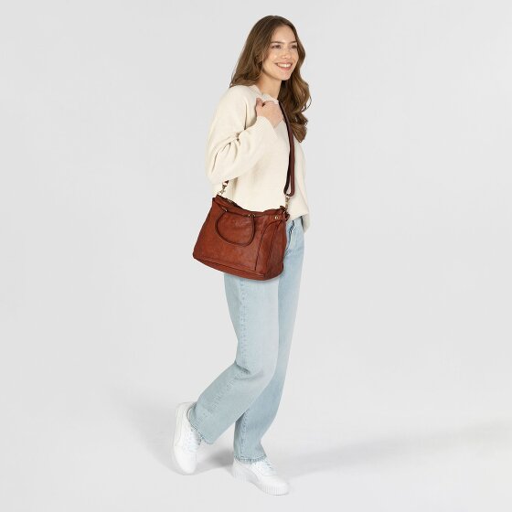 Campomaggi Mogano Handtasche Leder 33 cm