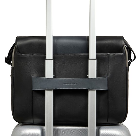 Piquadro Urban Messenger RFID Schutz Leder 35 cm Laptopfach