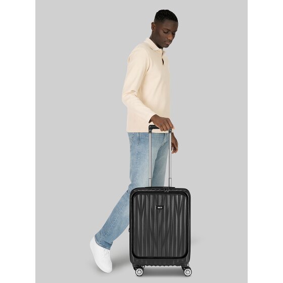 Bric's Cervia 2.0 4 Rollen Kabinentrolley S 55 cm Laptopfach mit Dehnfalte