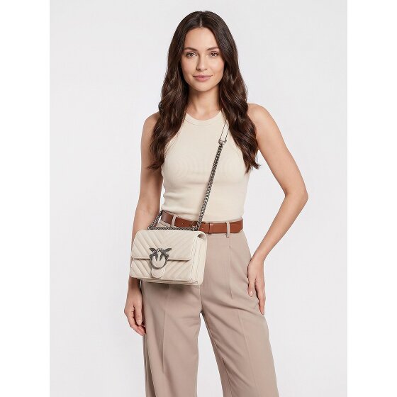 PINKO Love One Umhängetasche Leder 21 cm