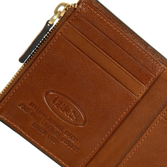 Bric's Volterra Geldbörse RFID Schutz Leder 11 cm