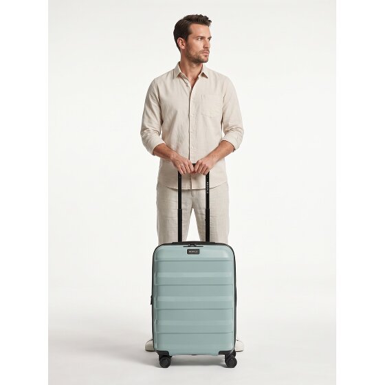 Redolz Pro PP 4 Rollen Kabinentrolley 55 cm mit Dehnfalte