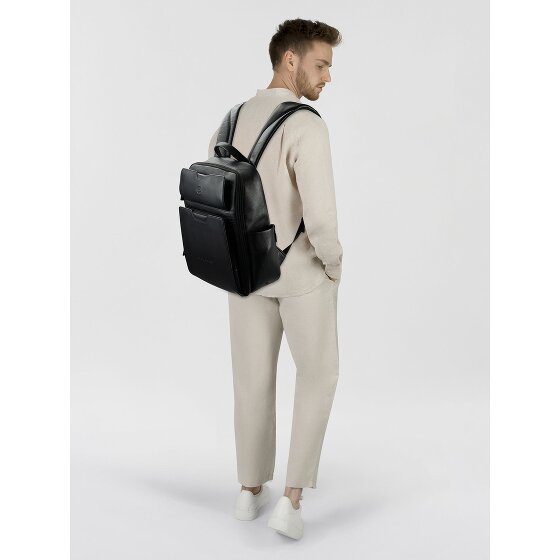 Piquadro Ael Daypack Leder 37 cm Laptopfach