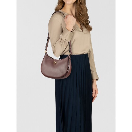 PINKO Half Moon Schultertasche Leder 26 cm