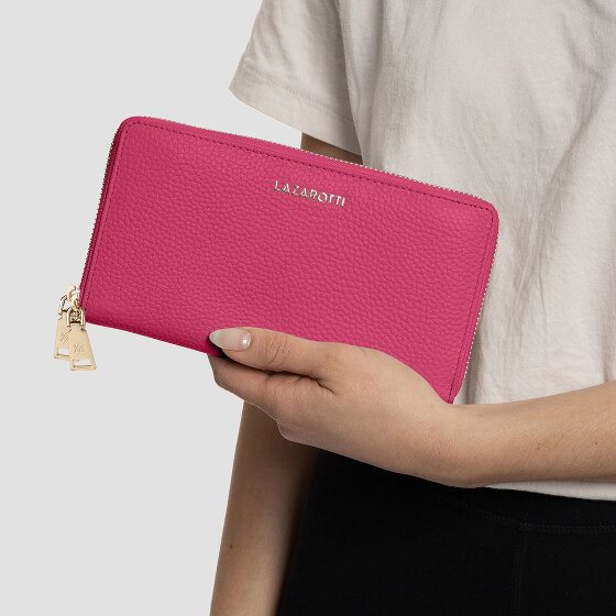 Lazarotti Bologna Leather Geldbörse RFID Schutz Leder 20 cm