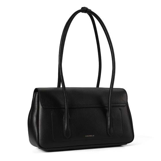 Coccinelle C-Me Lock Schultertasche Leder 35 cm