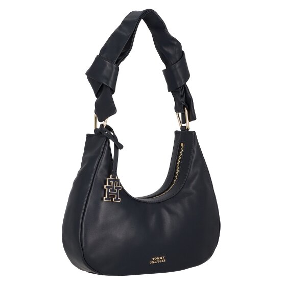 Tommy Hilfiger Pushlock Schultertasche Leder 28 cm