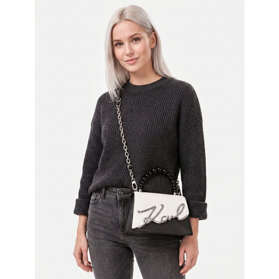 Karl Lagerfeld Signature 2.0 Handtasche Leder 21.5 cm