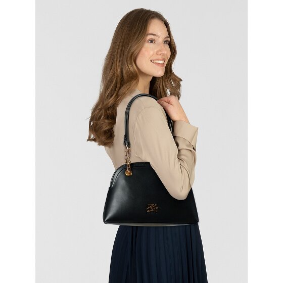 Karl Lagerfeld Autograph Schultertasche Leder 25 cm