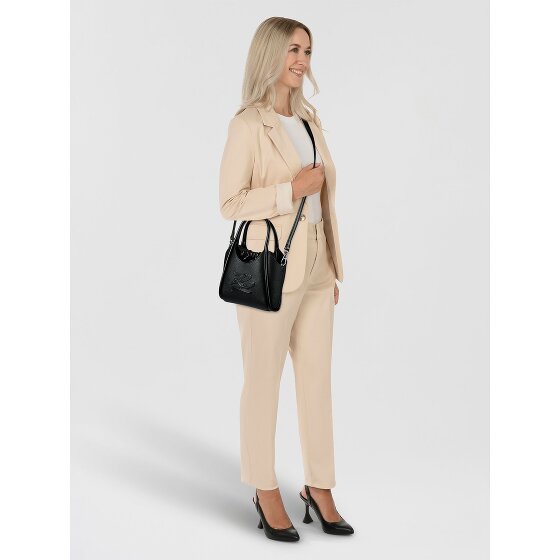 Karl Lagerfeld Autograph Handtasche Leder 26 cm