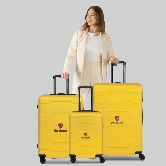 Tonino Lamborghini Bologna 4 Rollen Kofferset 3-teilig
