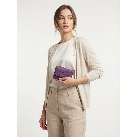 Lazarotti Bologna Leather XL Geldbörse mit Zip-Around Fach Leder 14 cm