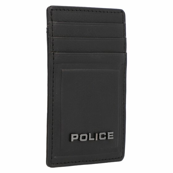 Police PT16-08536 Kreditkartenetui Leder 7 cm mit Geldscheinklammer