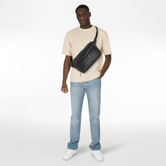 Piquadro Vibe Gürteltasche Leder 30 cm Piquadro Vibe Gürteltasche Leder 30 cm