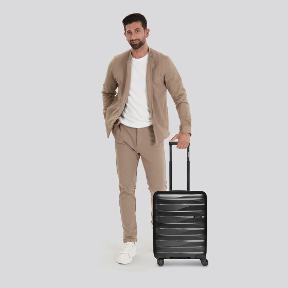 Bergpfeil Travel 4 Rollen Kabinentrolley S 55 cm mit Dehnfalte