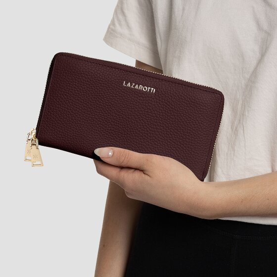 Lazarotti Bologna Leather Geldbörse RFID Schutz Leder 20 cm Lazarotti Bologna Leather Geldbörse RFID Schutz Leder 20 cm
