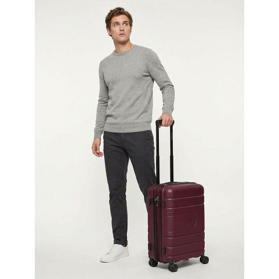 Redolz Essentials 11 4 Rollen Kabinentrolley 55 cm mit Dehnfalte