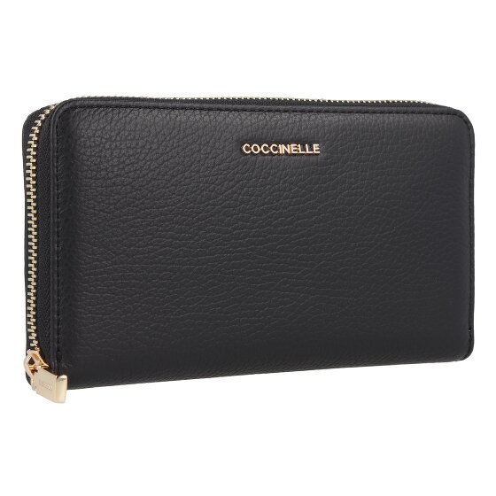 Coccinelle Metallic Soft Geldbörse Leder 18 cm