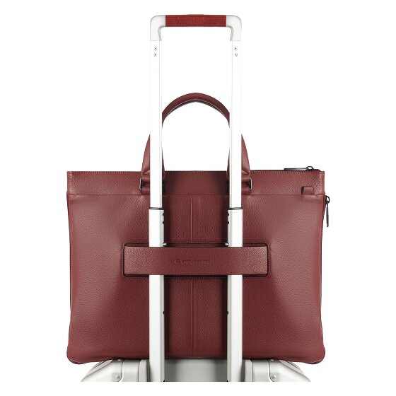 Piquadro Russel Aktentasche RFID Schutz Leder 42 cm Laptopfach