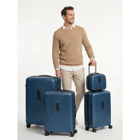Redolz Essentials 14 4-Rollen Kofferset + Beautycase 4 tlg. mit Dehnfalte