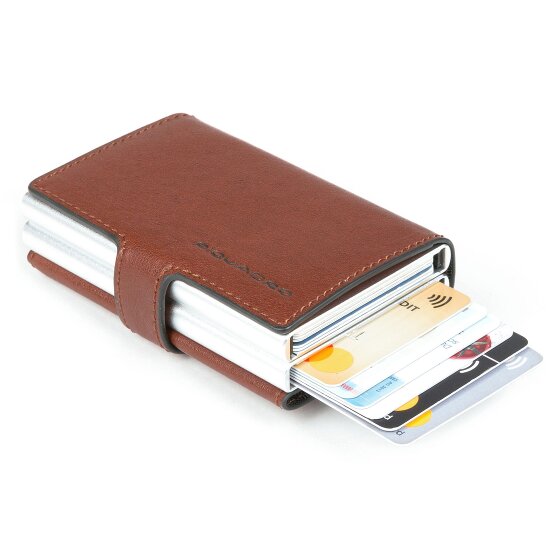 Piquadro Blue Square Kreditkartenetui RFID Leder 7 cm Piquadro Blue Square Kreditkartenetui RFID Leder 7 cm