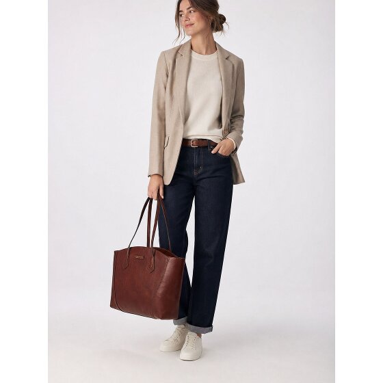 The Bridge Magda Schultertasche Leder 42 cm