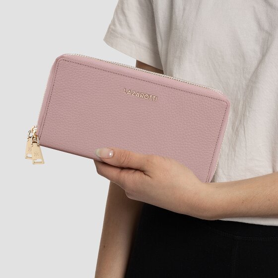 Lazarotti Bologna Leather Geldbörse RFID Schutz Leder 20 cm