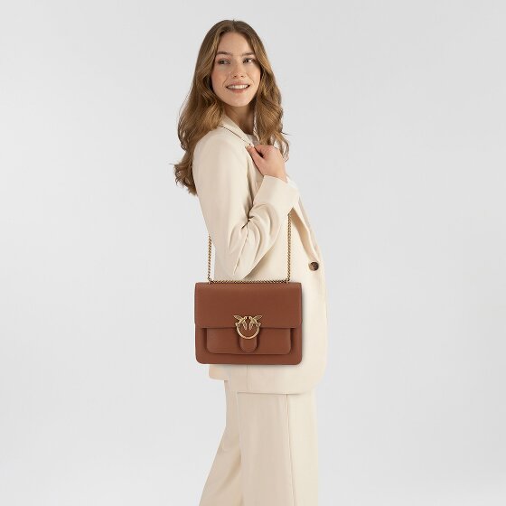 PINKO Love One Schultertasche Leder 30 cm