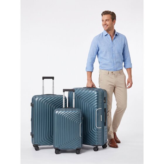 Redolz Essentials 01 4 Rollen Kofferset 3-teilig mit Dehnfalte