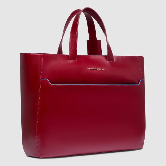 Piquadro Blue Square Shopper Tasche Leder 40 cm