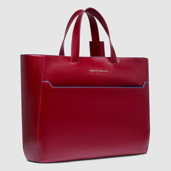 Piquadro Blue Square Shopper Tasche Leder 40 cm