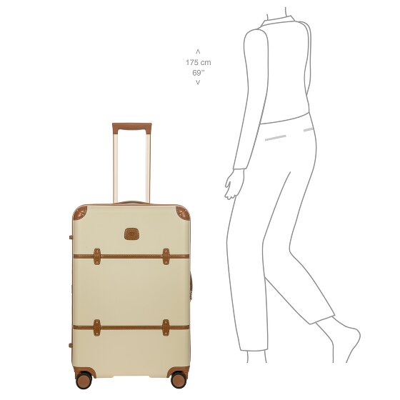 Bric's Bellagio 4 Rollen Trolley 70.5 cm mit Dehnfalte
