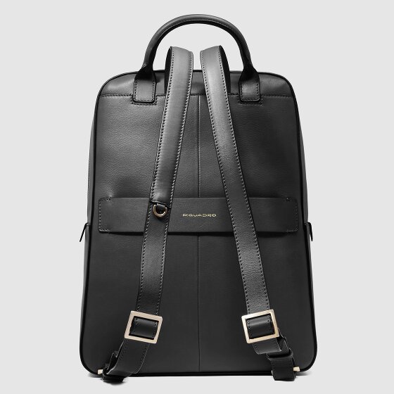 Piquadro Ashley Daypack RFID Schutz Leder 38 cm Laptopfach