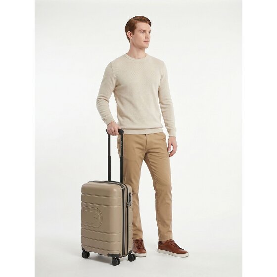 Redolz Essentials 11 4 Rollen Kabinentrolley 55 cm mit Dehnfalte
