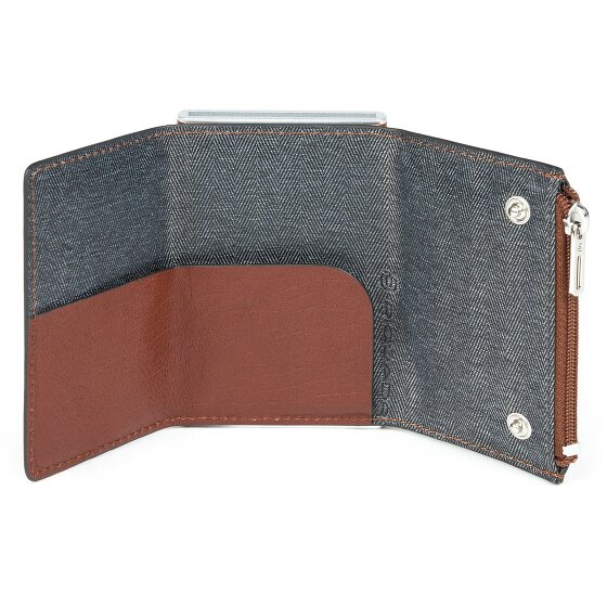 Piquadro Black Square Kreditkartenetui Leder 6 cm Piquadro Black Square Kreditkartenetui Leder 6 cm