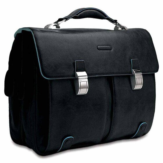 Piquadro Blue Square Aktentasche Leder 43 cm Laptopfach Piquadro Blue Square Aktentasche Leder 43 cm Laptopfach