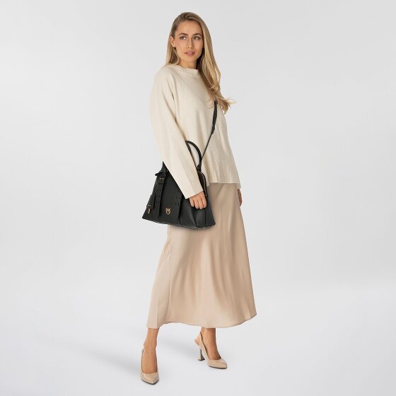 PINKO Schultertasche Leder 30 cm