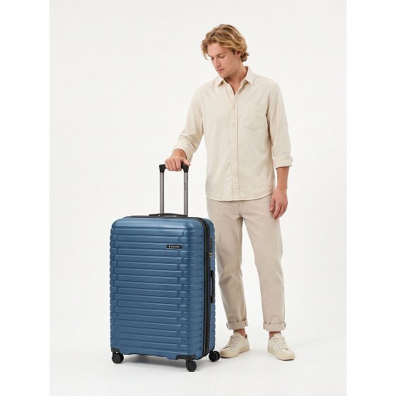 Pactastic Collection 04 THE LARGE + 4 Rollen Trolley L 75 cm mit Dehnfalte