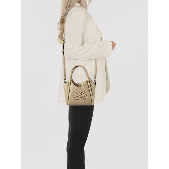 Karl Lagerfeld Autograph Handtasche Leder 26 cm