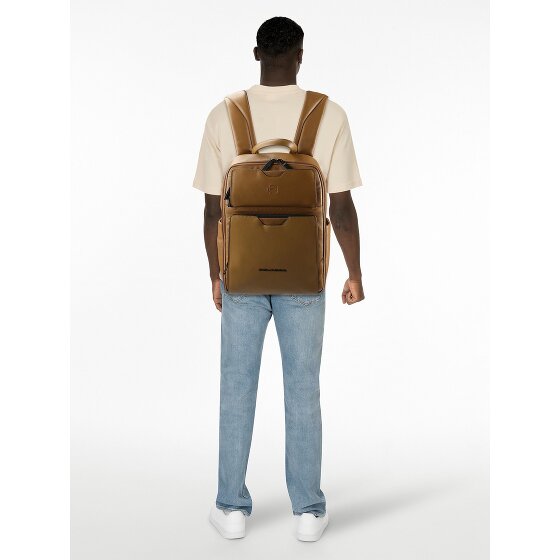 Piquadro Ael Daypack Leder 37 cm Laptopfach