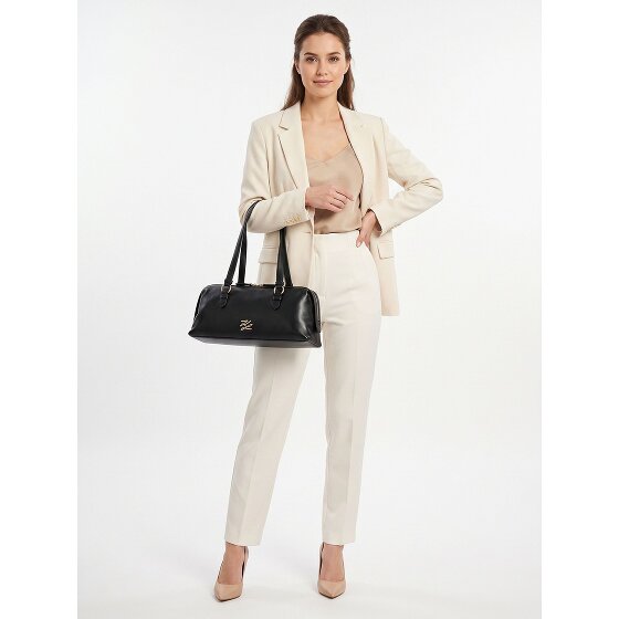 Karl Lagerfeld Autograph Schultertasche Leder 35 cm