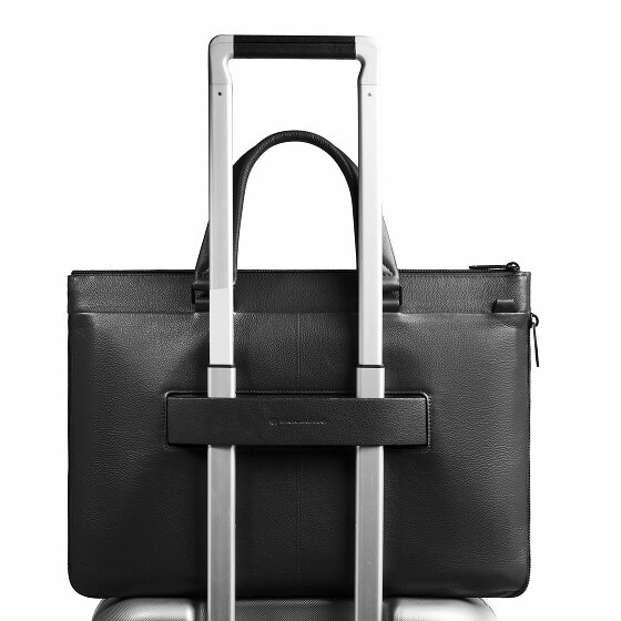 Piquadro Russel Aktentasche RFID Schutz Leder 42 cm Laptopfach