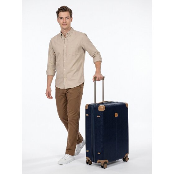 Bric's Life 4 Rollen Trolley M 71 cm mit Dehnfalte