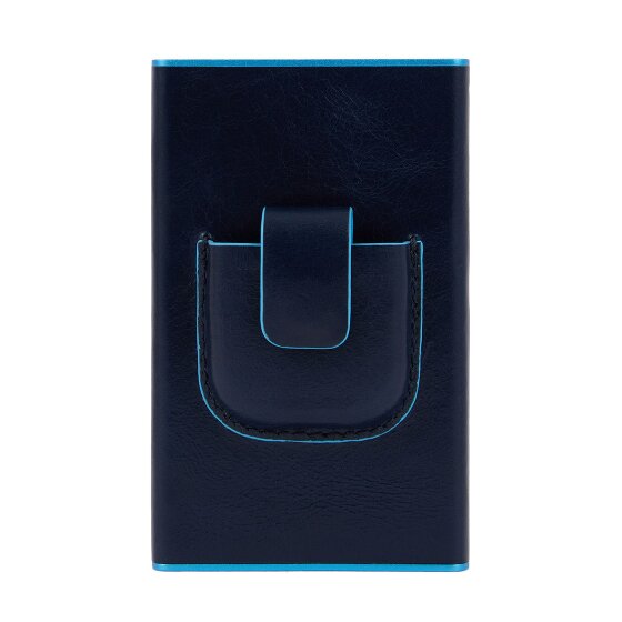 Piquadro Black Square Kreditkartenetui RFID Schutz Leder 6 cm