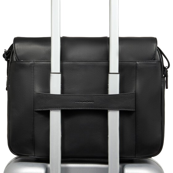 Piquadro Urban Messenger RFID Schutz Leder 35 cm Laptopfach