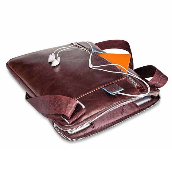 Piquadro Blue Square Umhängetasche Leder 21 cm